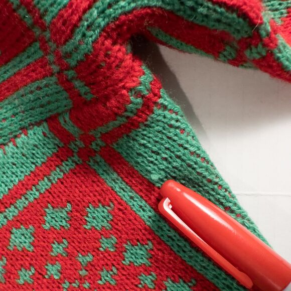 33 Degrees Pug Dog Ugly Christmas Sweater Womens XL Sequins Jingle Bells Holiday - Picture 9 of 16